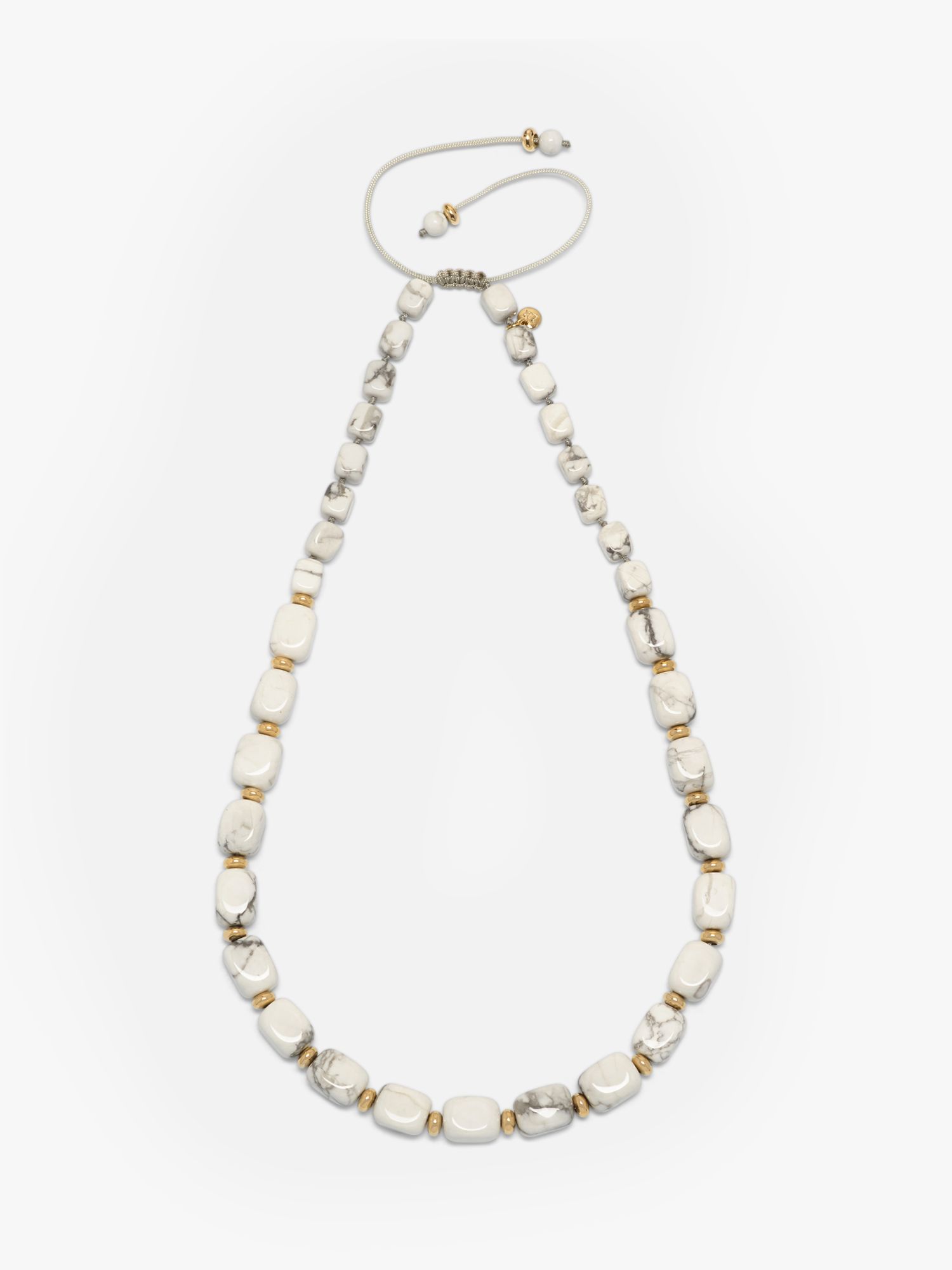 Lola Rose Kingston Necklace, White Magnesite at John Lewis & Partners