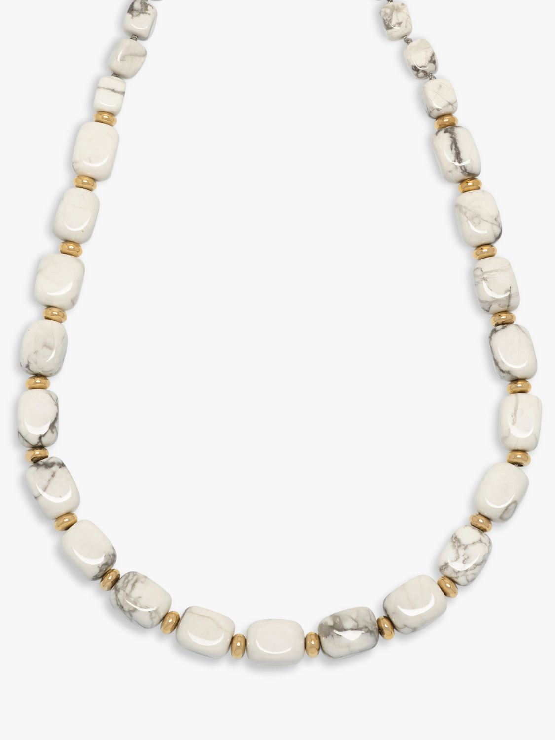 Lola Rose Kingston Necklace, White Magnesite at John Lewis & Partners