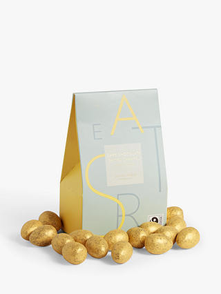John Lewis & Partners Dark Chocolate and Salted Caramel Gold Mini Eggs, 125g