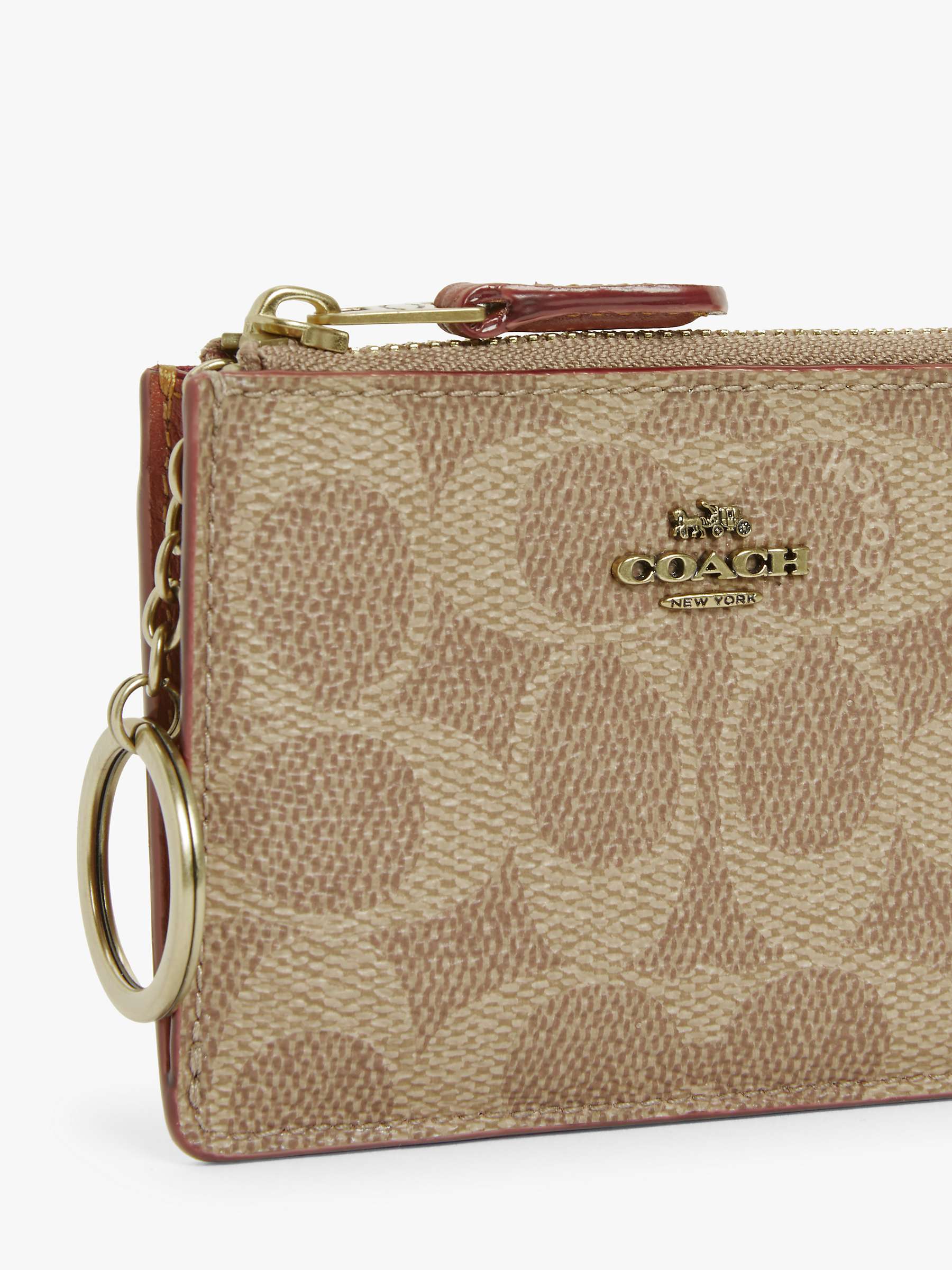 Buy Coach Mini ID Skinny Leather Purse Online at johnlewis.com