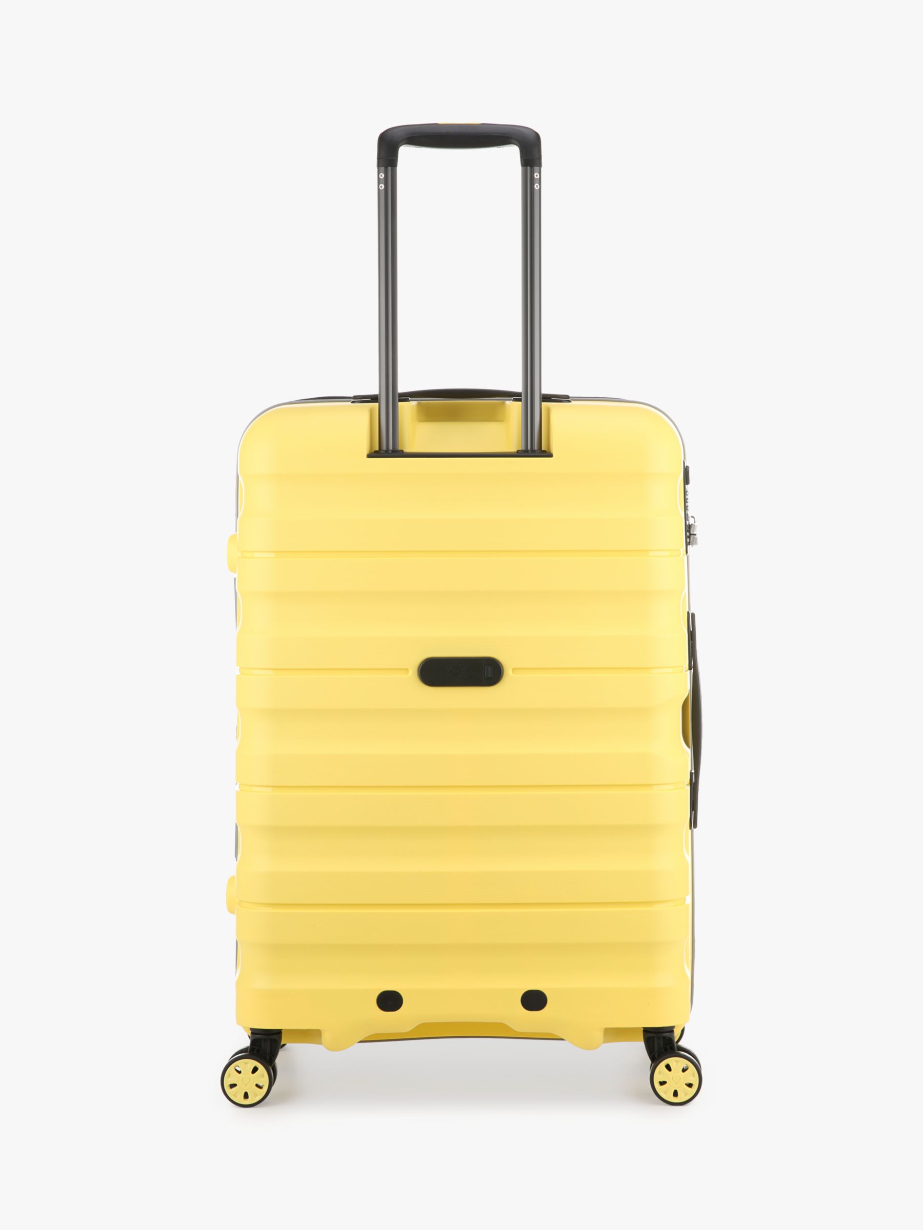 Antler Juno II 4-Wheel 68cm Expandable Medium Suitcase, Yellow