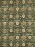Morris & Co. Montreal Velvet Furnishing Fabric, Forest/Teal