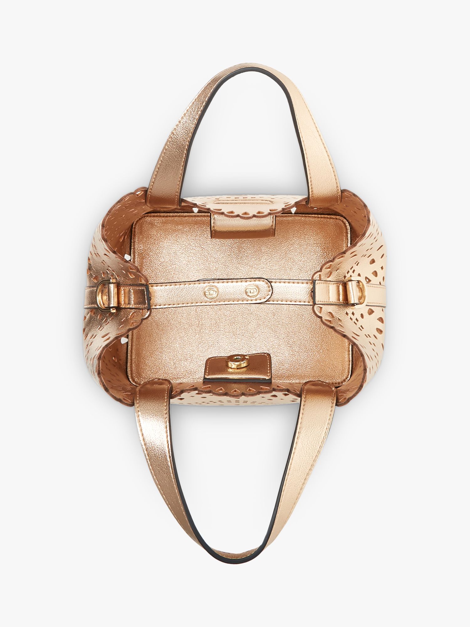 dune rose gold bag