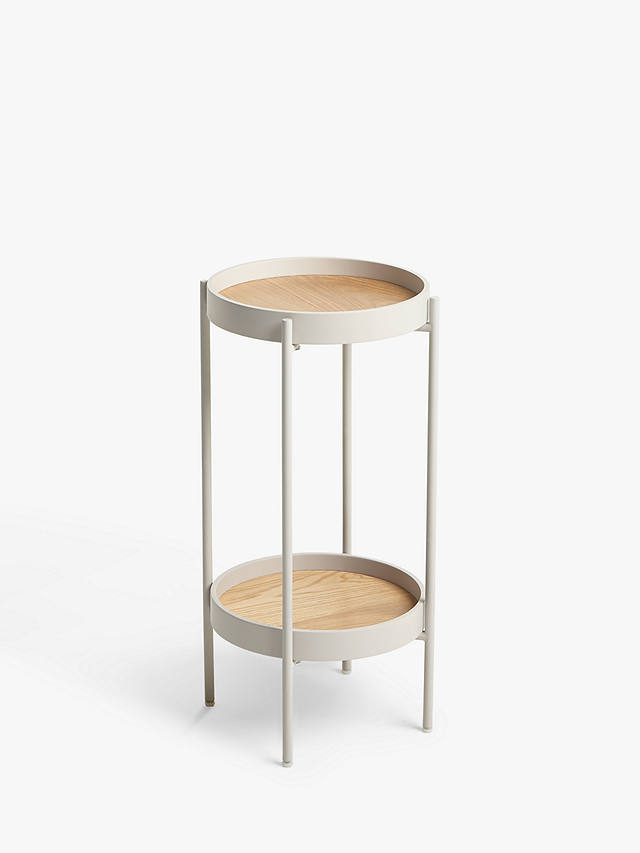 John Lewis ANYDAY Jax Small Side Table, Almond