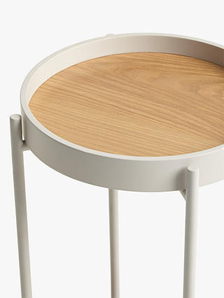 John Lewis ANYDAY Jax Small Side Table, Almond