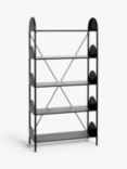 ANYDAY John Lewis & Partners Arch Metal Tall Shelving Unit, Black