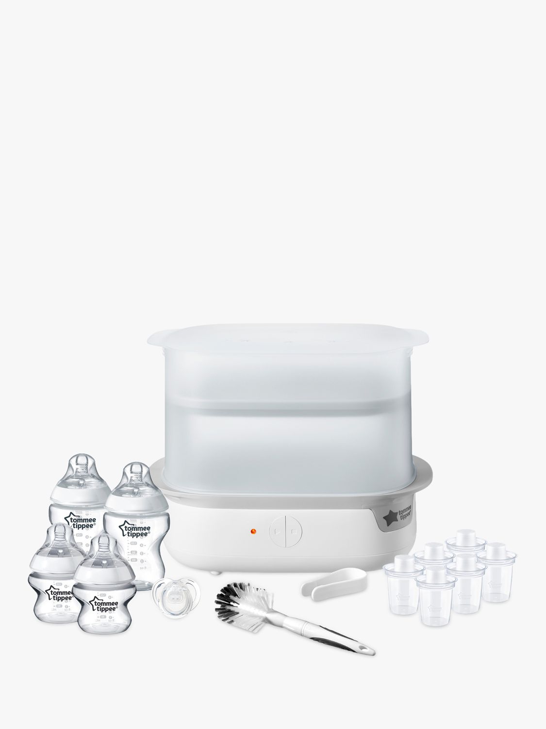 Tommee Tippee Super-Steam Advanced Electric Steriliser Set, White