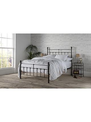 Sophie Iron Bed Frame King Size, Black Wrought Iron King Bed Frame