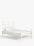 Wrought Iron And Brass Bed Co. Sophie Iron Bed Frame, Super King Size, Cream