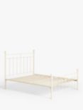Wrought Iron And Brass Bed Co. Sophie Iron Bed Frame, Double, Cream