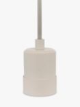 John Lewis Scandi Ceiling Pendant Cord, Plaster