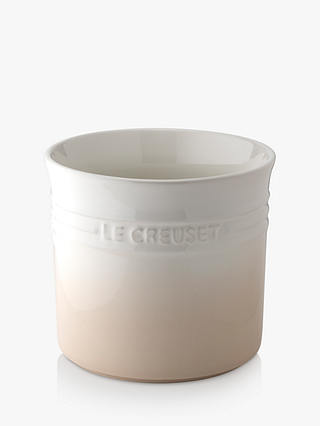 NEW - Le Creuset Stoneware Utensil Jar, Large, Meringue