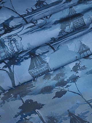 John Lewis & Partners Pagoda Furnishing Fabric, Blue
