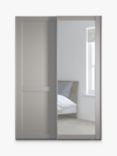 John Lewis Marlow 150cm Mirrored Sliding Door Wardrobe