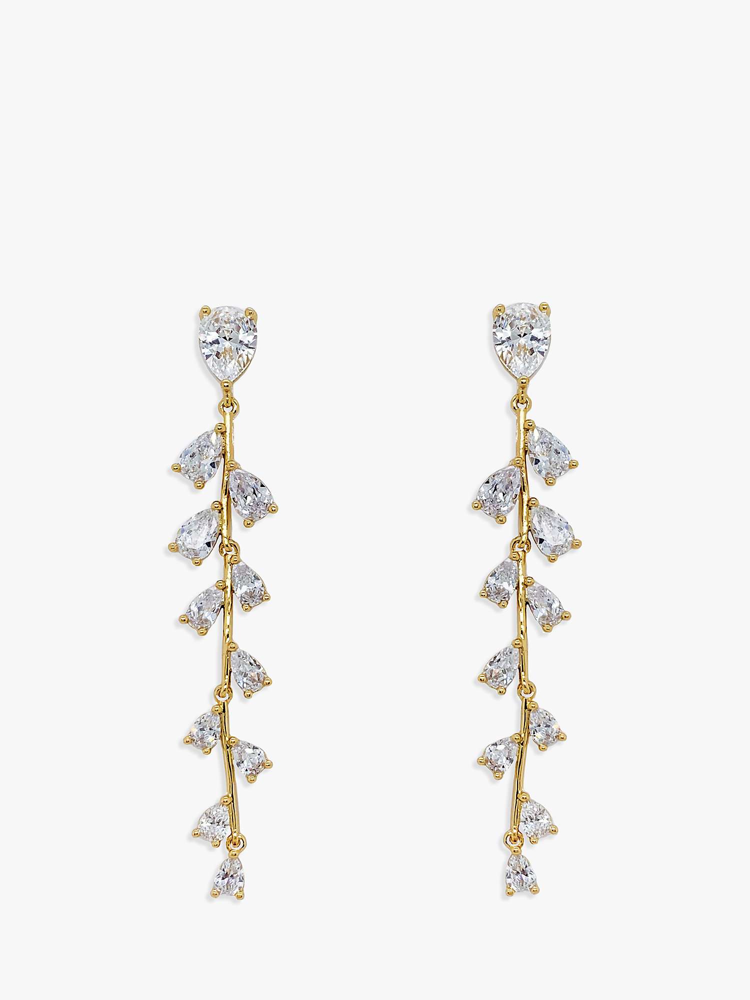 Buy Ivory & Co. Willow Drop Earrings, Gold Online at johnlewis.com