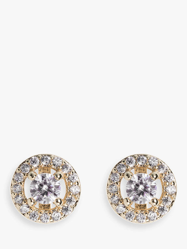Ivory & Co. Balmoral Round Stud Earrings, Gold