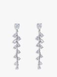 Ivory & Co. Willow Drop Earrings, Silver