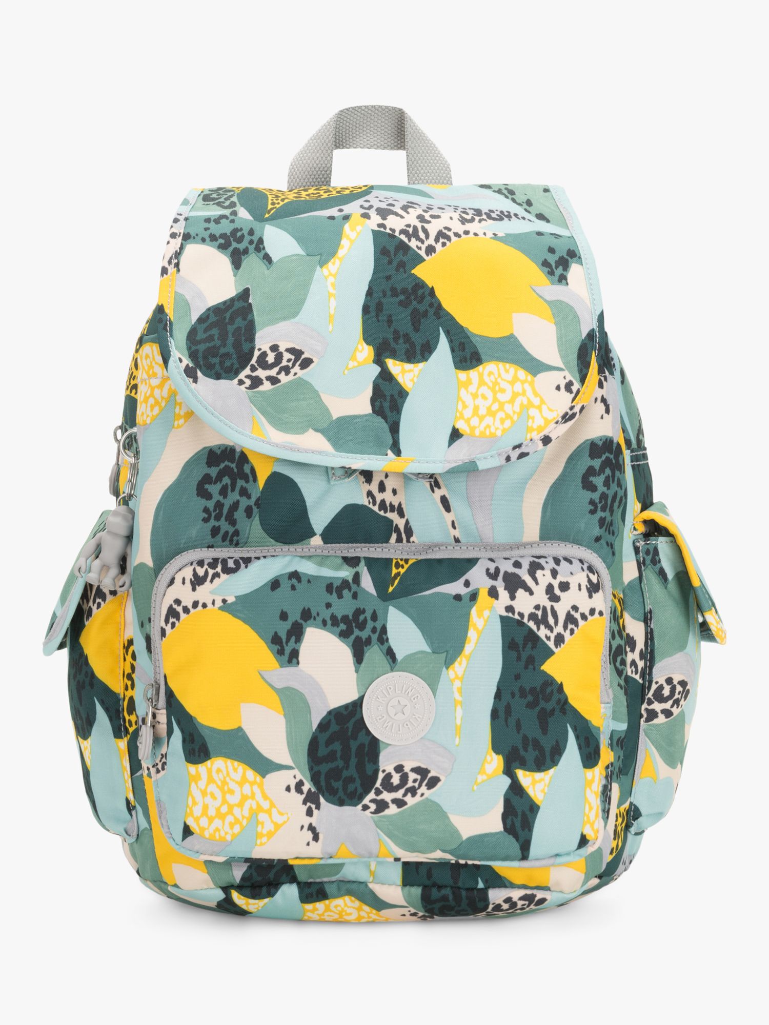 Kipling City Pack Backpack, Urban Jungle at John Lewis & Partners