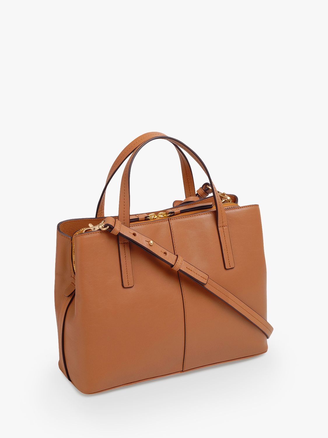 Buy Radley Dukes Place Leather Medium Zip-Top Grab Bag Online at johnlewis.com