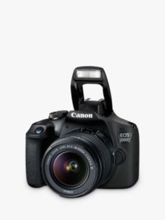 Buy Canon EOS 2000D Camera Body, Black in Wi-Fi Cameras — Canon UK Store