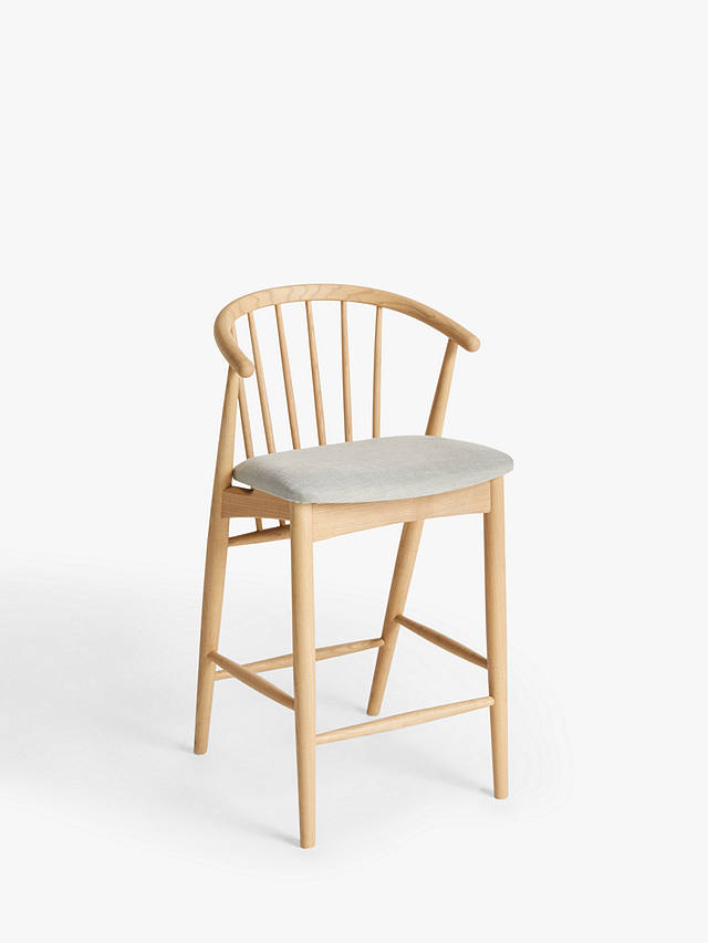 John Lewis Kinross Bar Chair, Natural