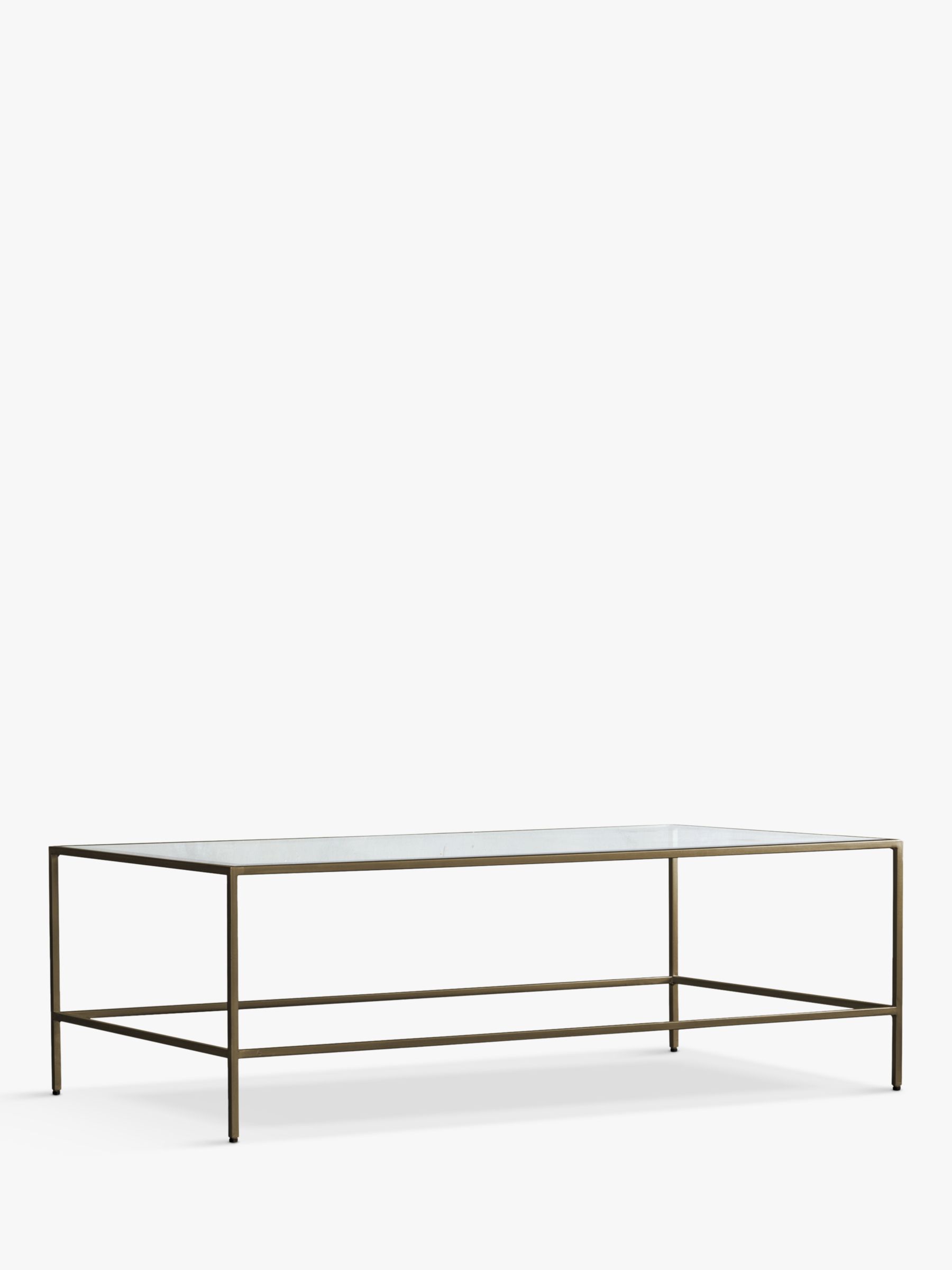 Gallery Direct Outline Glass Coffee Table Bronze At John Lewis Partners