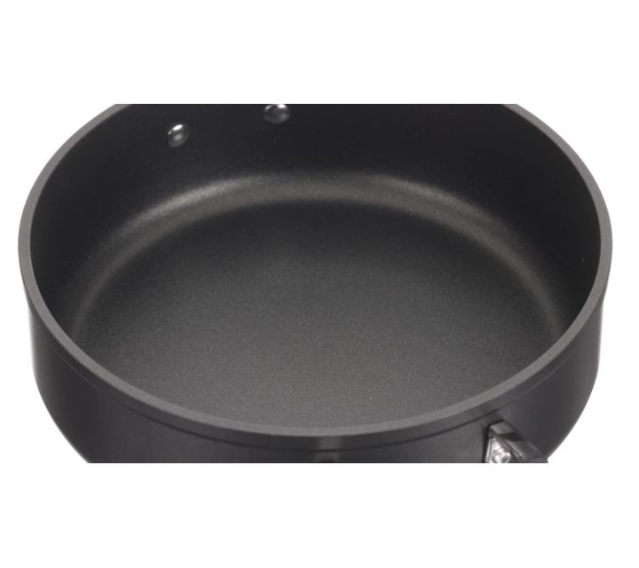 LE CREUSET - Toughened Non-Stick aluminium sauté pan with glass lid and  helper handle 26cm