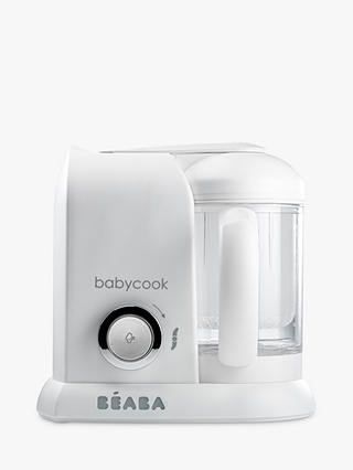 Beaba Babycook Solo Food Processor, White Silver