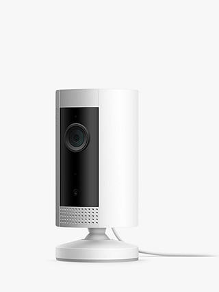 Ring Indoor Cam Smart Security Camera with Built-in Wi-Fi, White