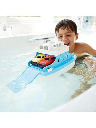 Green Toys Bathtime Ferry Boat, Motorized Boat For Bathtub