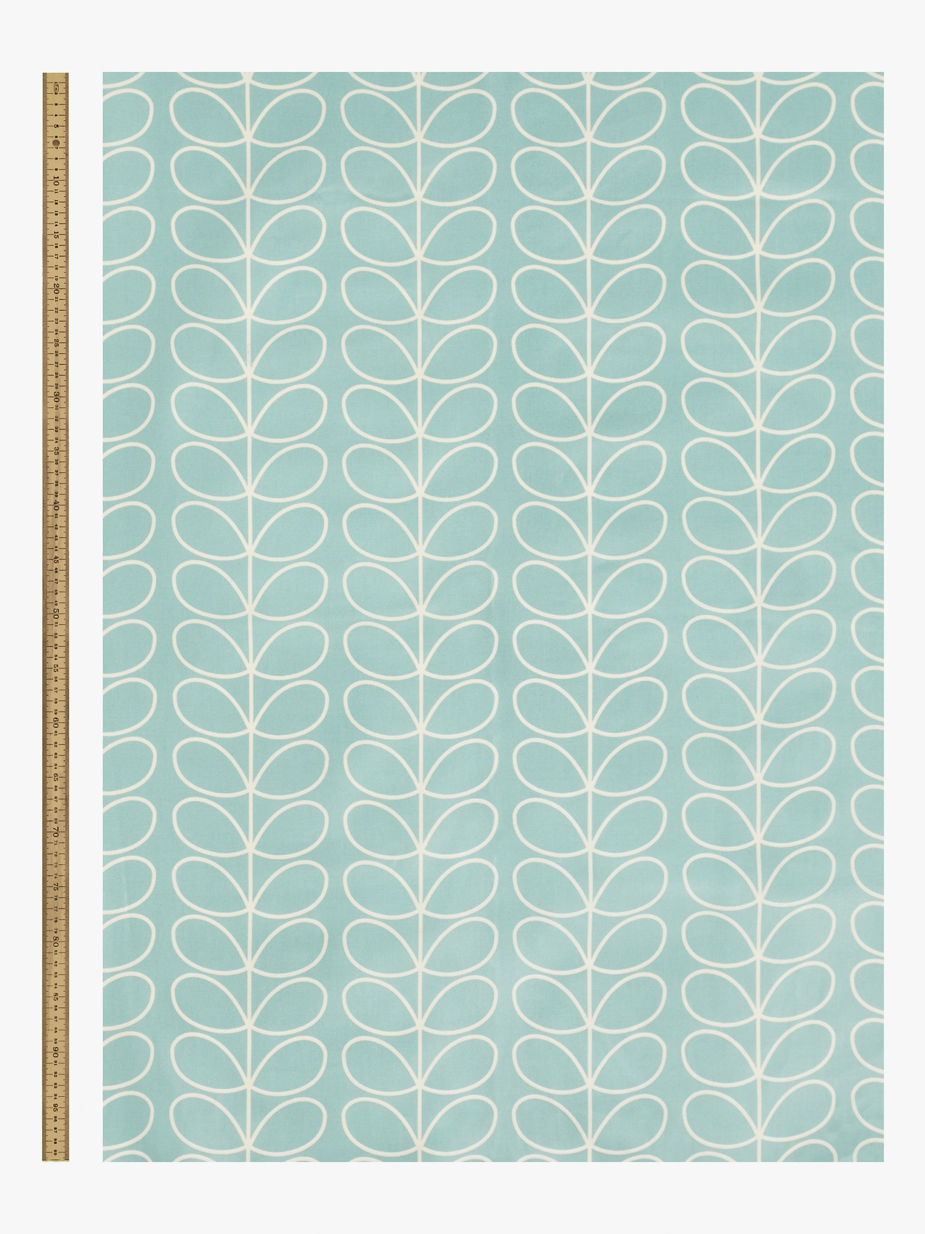 Orla Kiely Linear Stem PVC Tablecloth Fabric, Ziggurat