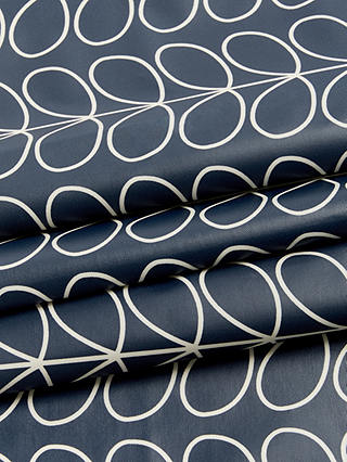 Orla Kiely Linear Stem PVC Tablecloth Fabric, Navy
