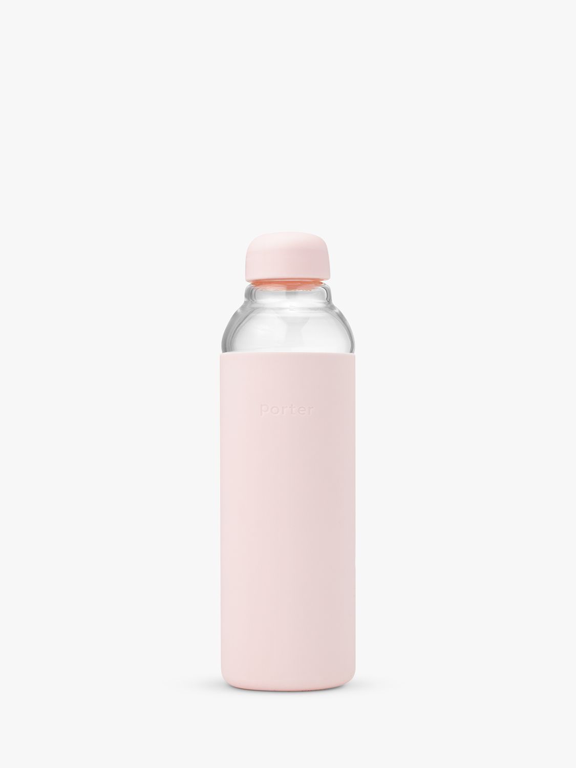 W&P Porter Glass Drinks Bottle, 590ml, Pink