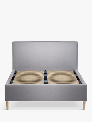 John Lewis & Partners Emily 2 Drawer Storage Upholstered Bed Frame, Double, Topaz Grey