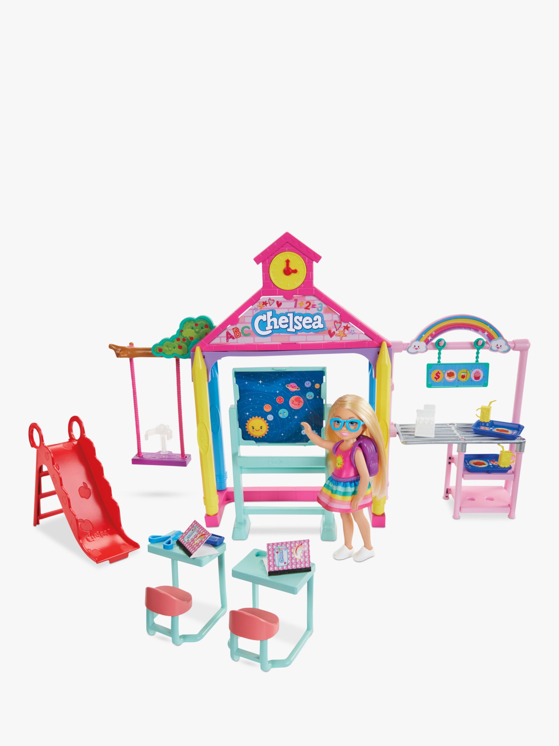 barbie chelsea playset with two dolls included