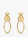 Emma Holland Double Hoop Clip-On Earrings, Gold