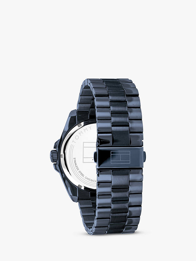 Tommy Hilfiger Men's Riley Date Bracelet Strap Watch, Blue