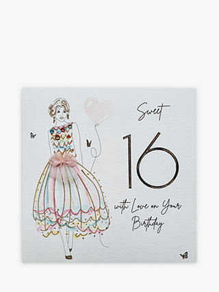 Five Dollar Shake With Love Sweet 16th Birthday Card