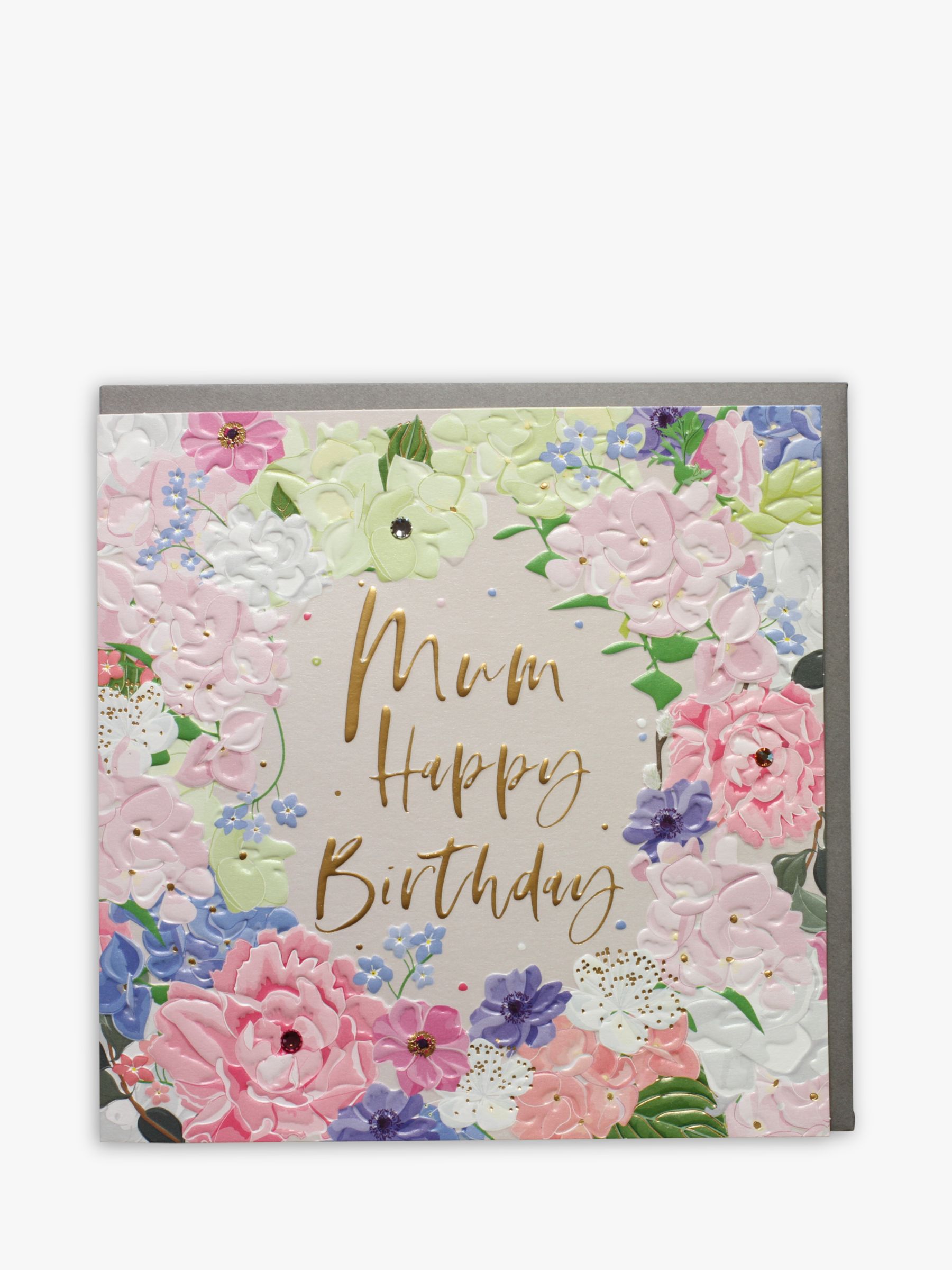 Belly Button Designs Floral Mum Birthday Card At John Lewis Partners