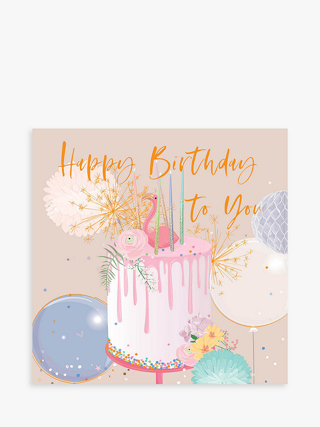 Belly Button Designs Cake Birthday Card