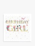 Woodmansterne Floral Birthday Girl Card