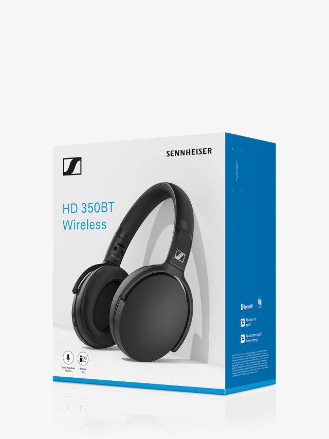 Sennheiser HD 350BT Over-Ear Wireless Headphones, Black
