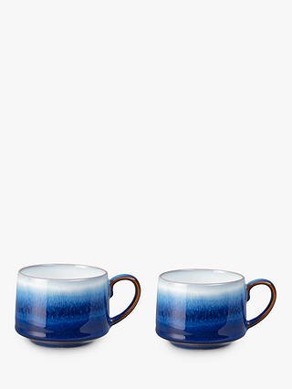 Denby Blue Haze Tea Cups, Set of 2, 200ml