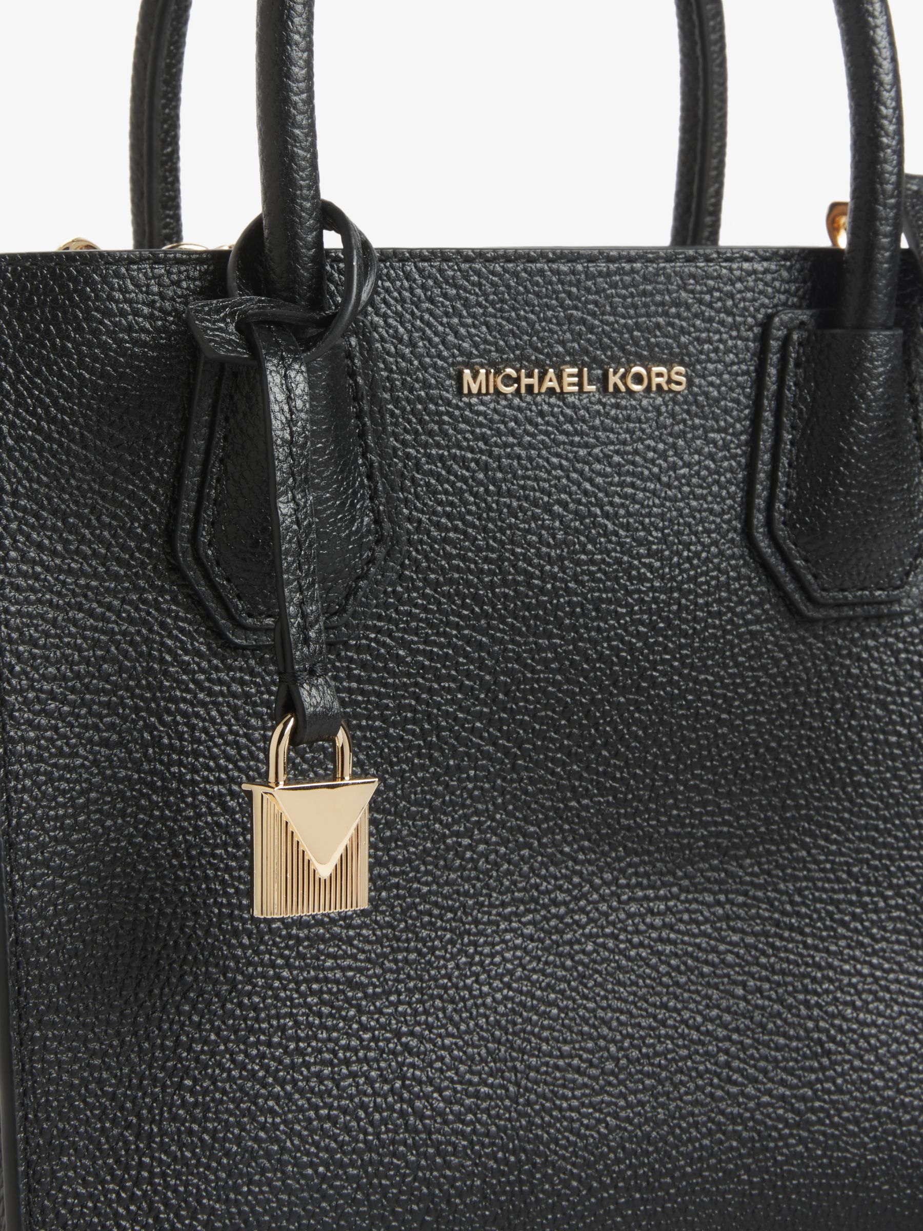 black michael kors purse with lock