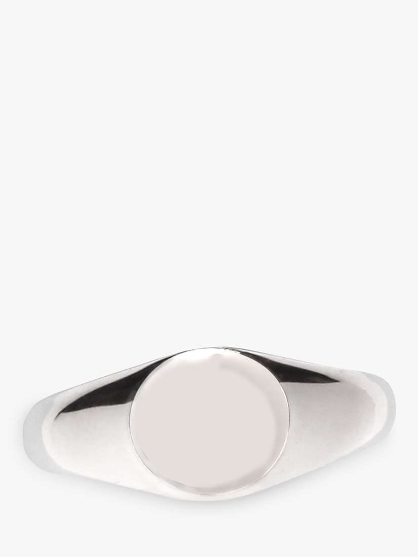 Buy Nina B Signet Ring, Silver Online at johnlewis.com