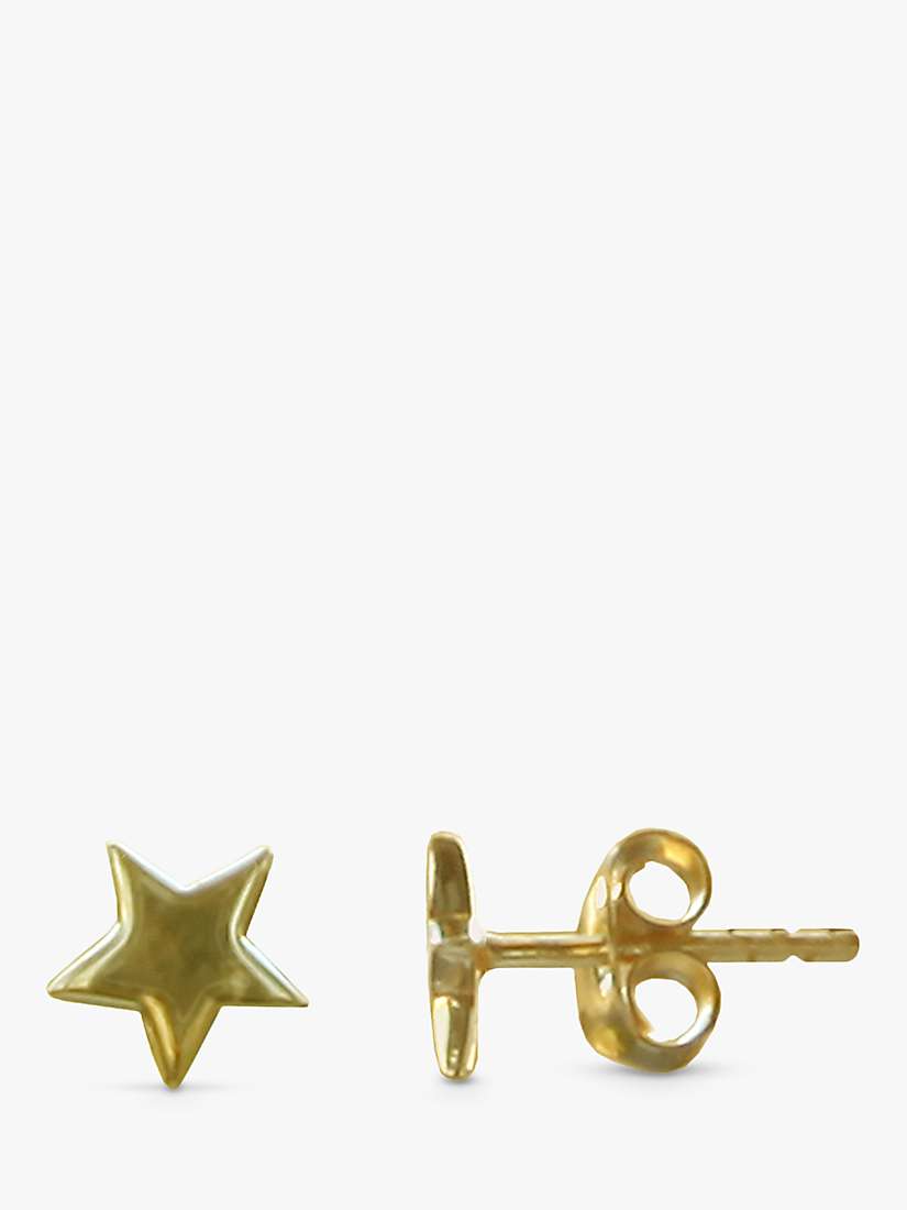 Buy Nina B Star Stud Earrings, Gold Online at johnlewis.com