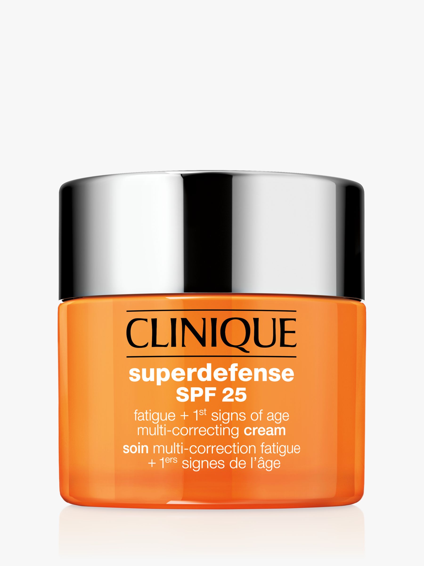 Clinique Superdefense™ SPF 25 Fatigue + 1st Signs Of Age Multi-Correcting Cream, Drier Skin, 50ml 1