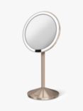 simplehuman Mini Sensor Travel Magnifying Pedestal Mirror
