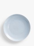 Design Project by John Lewis Porcelain Coupe Tea Plate, 17cm, Blue