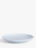Design Project by John Lewis Porcelain Coupe Tea Plate, 17cm, Blue